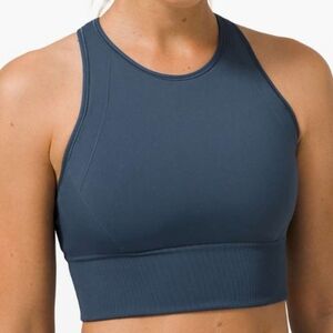 Lululemon Ebb to Train Bra in Iron Blue Women's Size 4